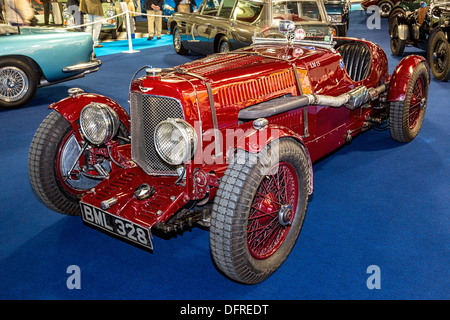 1934 Aston Martin Ulster LM15 sur l'affichage à Salon de l'auto, 2013 Goodwood Revival, Sussex, UK. Banque D'Images