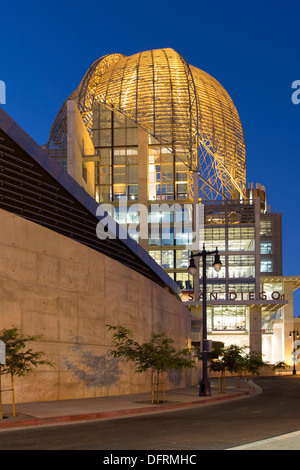 Nouvelle bibliothèque publique de San Diego Banque D'Images