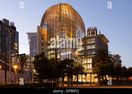 Nouvelle bibliothèque publique de San Diego Banque D'Images