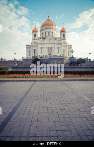 Cathédrale de Christ le Sauveur, Moscou, Russie Banque D'Images