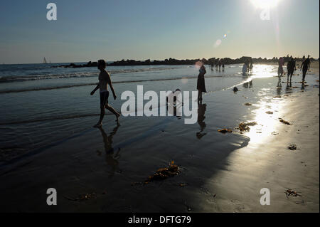 Fichier - Un fichier photo datée du 16 septembre 2013 montrent l'océan Pacifique dans Venice Beach à Los Angeles, Californie, USA. Photo : Reinhard Kaufhold Banque D'Images