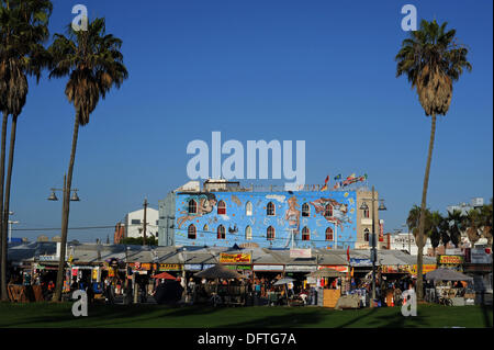 Fichier - Un fichier photo datée du 16 septembre 2013 montrent Venice Beach à Los Angeles, Californie, USA. Photo : Reinhard Kaufhold Banque D'Images