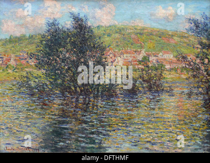 Claude Monet - la Seine à Vétheuil, effet de soleil après la pluie - 1879 - Musée d'Orsay - Paris Banque D'Images