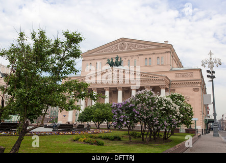 Théâtre Bolchoï à Moscou, Russie Banque D'Images