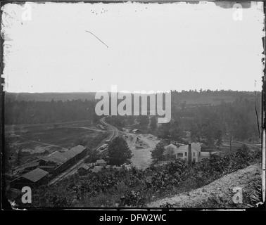 La bataille du col d'Allatoona, livrée en 1864 pendant la guerre de Sécession, a eu lieu à Resaca, en Géorgie. Ce fut une victoire significative de l'Union, sécurisant le chemin de fer qui était vital pour les approvisionnements et les mouvements militaires dans la région. Banque D'Images