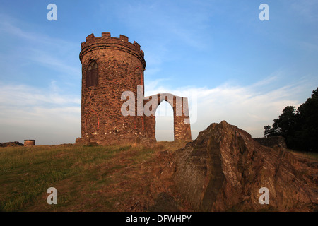 Le vieux John Tower, Bradgate Park, Leicestershire, Angleterre, Grande-Bretagne, Royaume-Uni Banque D'Images