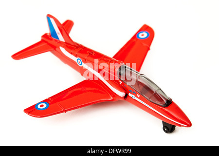 Matchbox (1991) modèle moulé réplique de la BAe Hawk Mk1 Formateur avion, tel qu'utilisé par les 'flèches' rouge (RAF Aerobatic Team) Banque D'Images