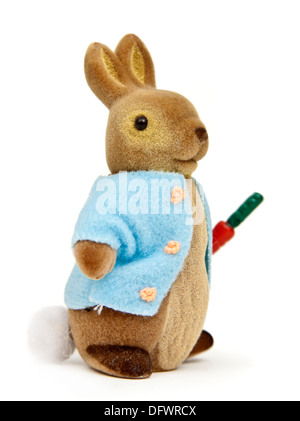 Peter Rabbit plush toy basée sur "Le conte de Pierre Lapin' par Beatrix Potter Banque D'Images