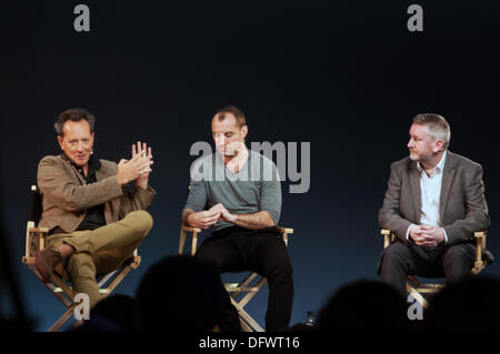 Londres, Royaume-Uni. 09Th Oct, 2013. Dom Hemingway parle du film avec Richard E Grant et Jude Law dans les Apple Store de Regent Street à Londres. Credit : Voir Li/Alamy Live News Banque D'Images