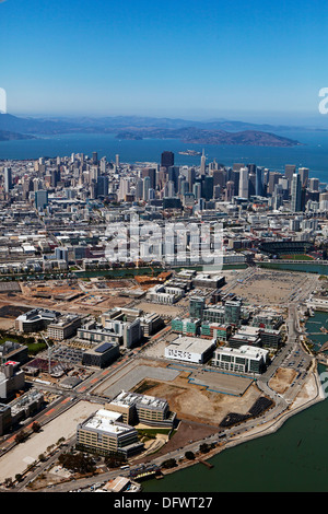 Photographie aérienne Mission Bay San Francisco California Banque D'Images