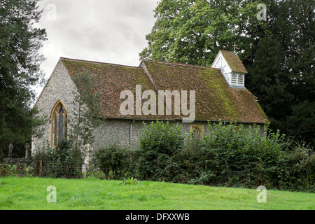 L'église St Mary un petit village église paroissiale du village d'Hawridge à Cholesbury Bucks commun UK Banque D'Images