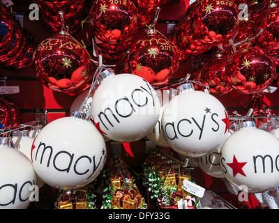 Du grand magasin Macy's, à New York, l'affichage de Noël 2013 Banque D'Images