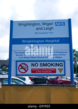 Wrightington Hospital, Appley Bridge, Wigan, Lancashire, Royaume-Uni. Banque D'Images