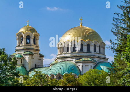 La Cathédrale Alexandre-nevski de Sofia, Bulgarie Banque D'Images