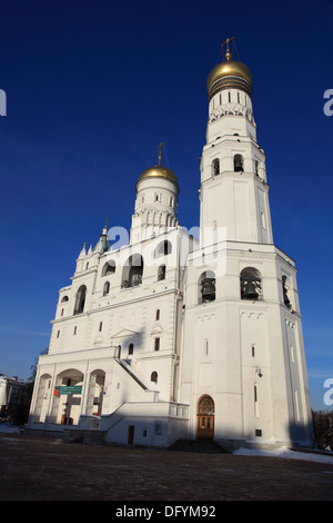 Les cathédrales du Kremlin de Moscou-Ivan le Grand clocher Banque D'Images