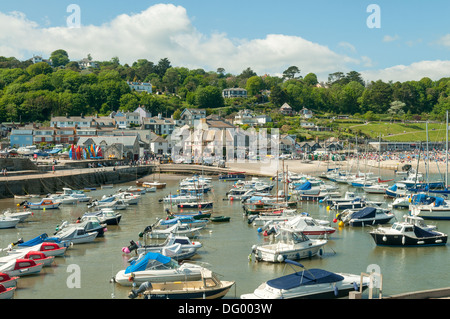 Le port à Lyme Regis, dans le Dorset, Angleterre Banque D'Images