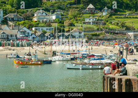 Le port à Lyme Regis, dans le Dorset, Angleterre Banque D'Images