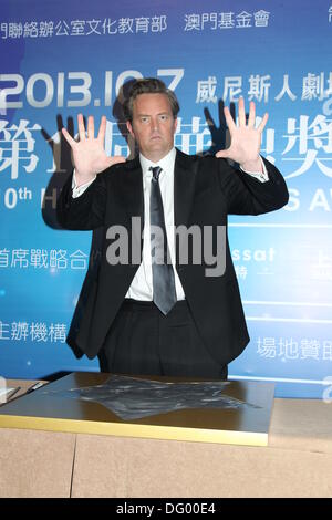 Macao, Chine. Oct 7, 2013. Matthew Perry au 10ème Huading Awards qui a eu lieu à Macao, Chine le lundi 7 octobre 2013. © TopPhoto/Alamy Live News Banque D'Images