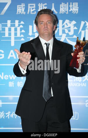 Macao, Chine. Oct 7, 2013. Matthew Perry au 10ème Huading Awards qui a eu lieu à Macao, Chine le lundi 7 octobre 2013. © TopPhoto/Alamy Live News Banque D'Images