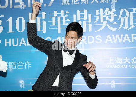 Macao, Chine. Oct 7, 2013. Acteur Nick Cheung au 10ème Huading Awards qui a eu lieu à Macao, Chine le lundi 7 octobre 2013. © TopPhoto/Alamy Live News Banque D'Images