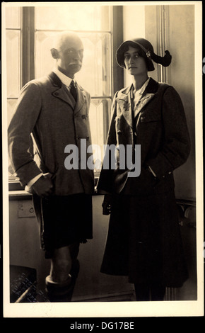 Foto Ak Kronprinzessin Antonia von Bayern und Luxemburg, Kronprinz Rupprecht ; Banque D'Images