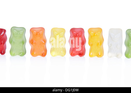 Bonbons ours gommeux Banque D'Images