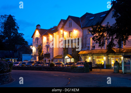 Le Red Lion Hotel, à Grasmere village, Parc National de Lake District, Cumbria, Angleterre, Royaume-Uni Banque D'Images