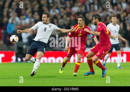 Londres, Royaume-Uni. Oct 11, 2013. Frank Lampard de l'Angleterre en action lors de la qualification de la Coupe du Monde entre l'Angleterre et le Monténégro du stade de Wembley. Credit : Action Plus Sport/Alamy Live News Banque D'Images