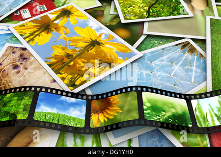 Photos et films avec des images Banque D'Images