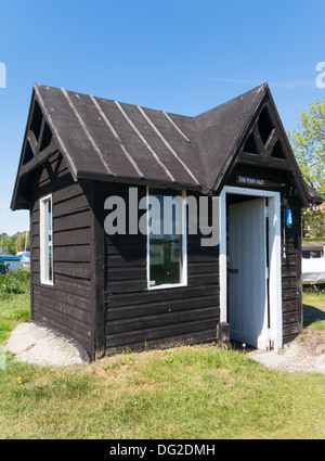 Ferry Alnmouth Hut et Northumberland, Angleterre Royaume-uni musée Banque D'Images