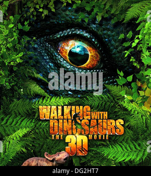 WALKING WITH DINOSAURS - THE MOVIE Poster pour 2013 Animal Logic/BBC film Banque D'Images