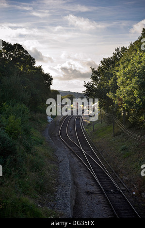 Harman's Cross Station sur le chemin de fer Swanage, Dorset, UK Banque D'Images