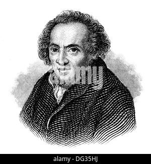 Moses Mendelssohn, 1729 - 1786, un philosophe des Lumières Germano Banque D'Images