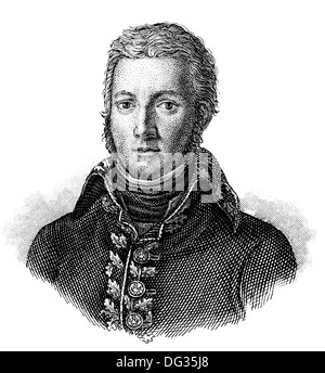 Jean Victor Marie Moreau, général français, 1763-1813 Banque D'Images