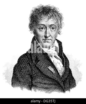 Lazare Nicolas Marguerite, Comte Carnot, 1753 - 1823, un homme politique français, ingénieur et mathématicien Banque D'Images