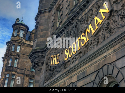 L'ancien bâtiment du journal The Scotsman Edinburgh Scotland UK Northbridge Banque D'Images