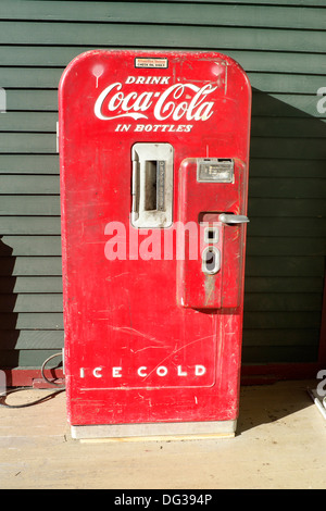 Vintage Coca Cola Machine Banque D'Images
