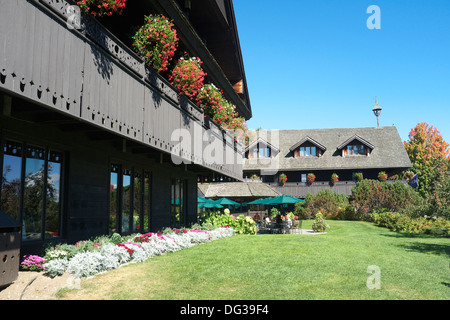 Trapp Family Lodge de Stowe, Vermont Banque D'Images