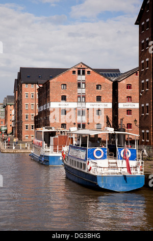 Les quais de Gloucester, Gloucestershire, England, UK Banque D'Images