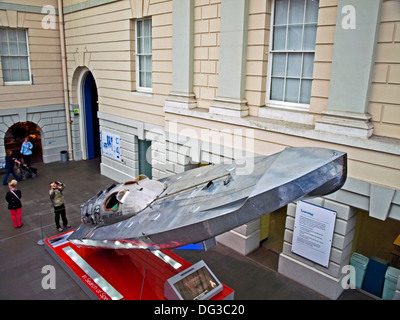 Miss Bretagne III racing bateau de pouvoir au National Maritime Museum, Greenwich, London, England, UK Banque D'Images