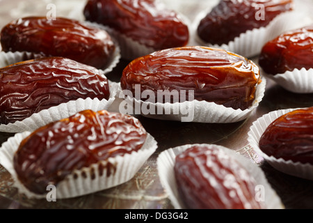 Medjool dates Medjoul ou Banque D'Images