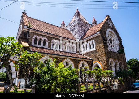 L'église anglicane All Saints dans la vieille ville de Galle, UNESCO World Heritage Site, Sri Lanka, Asie Banque D'Images