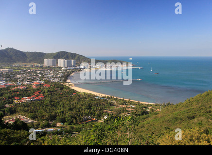 La ville de Sanya, sur l'île de Hainan, Guangdong, China, Asia Banque D'Images