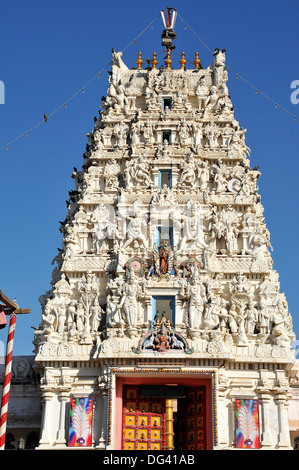 Hindu temple dédié à Krishna, Pushkar, Rajasthan, Inde, Asie Banque D'Images