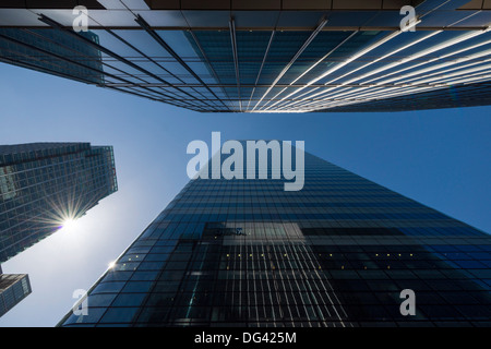 Canary Wharf, les Docklands, Londres, Angleterre, Royaume-Uni, Europe Banque D'Images