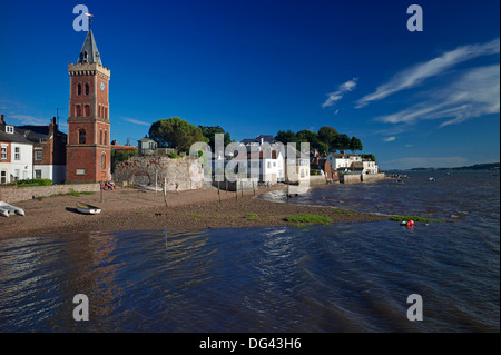 Peters, le port, l'estuaire de Lympstone, EXE, Devon, Angleterre, Royaume-Uni, Europe Banque D'Images