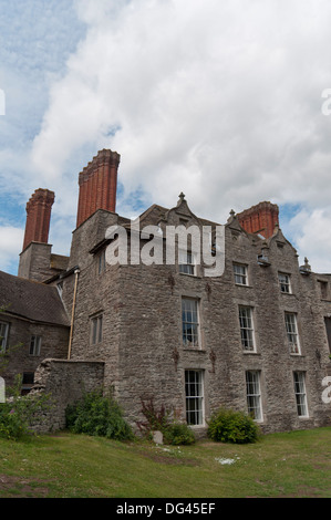 Château de Hay-on-Wye dans Powys Pays de Galles Banque D'Images