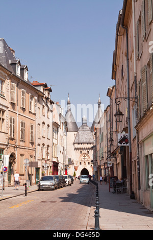 La porte de la Craffe, construit aux xive et xve siècles, la plus ancienne de la ville fortification. Nancy, Meurthe-et-Moselle, France Banque D'Images