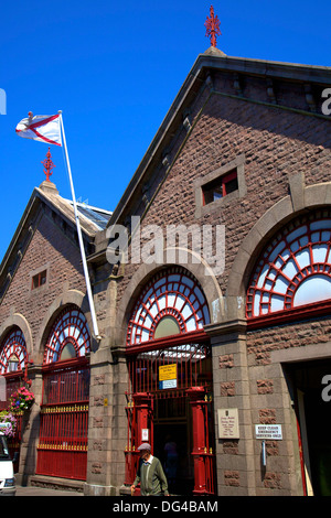 Marché Central, St Helier, Jersey, Channel Islands, Europe Banque D'Images