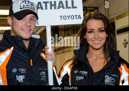 Brands Hatch, Kent, UK. 13 Oct, 2013. Frank Wrathall lors du Dynojet le dernier jour de la Dunlop British Touring Car Championships à partir de la piste de Brands Hatch. Credit : Action Plus Sport/Alamy Live News Banque D'Images